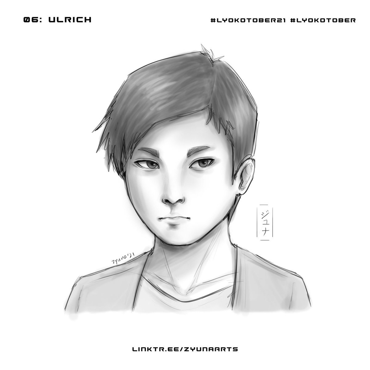 ZyunaArts's tweet photo. 06: Ulrich #Lyokotober #Lyokotober2021
Surprisingly, I had quite a lot of trouble getting him right especially his hair... A bit messier for today as I was tired and wanted to get this done asap aha
#zyunaarts #codelyoko #ulrichstern #codelyokoulrich https://t.co/ObFsG1nDXY