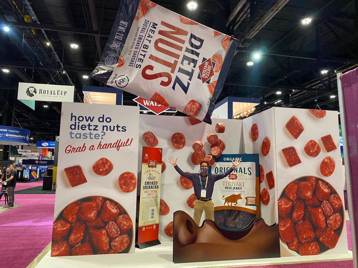 So excited to be with <a href="/DietzandWatson/">Dietz & Watson</a>  at #NACS2021 in Chicago as they debut their new exhibit! We had a lot of fun with this one.