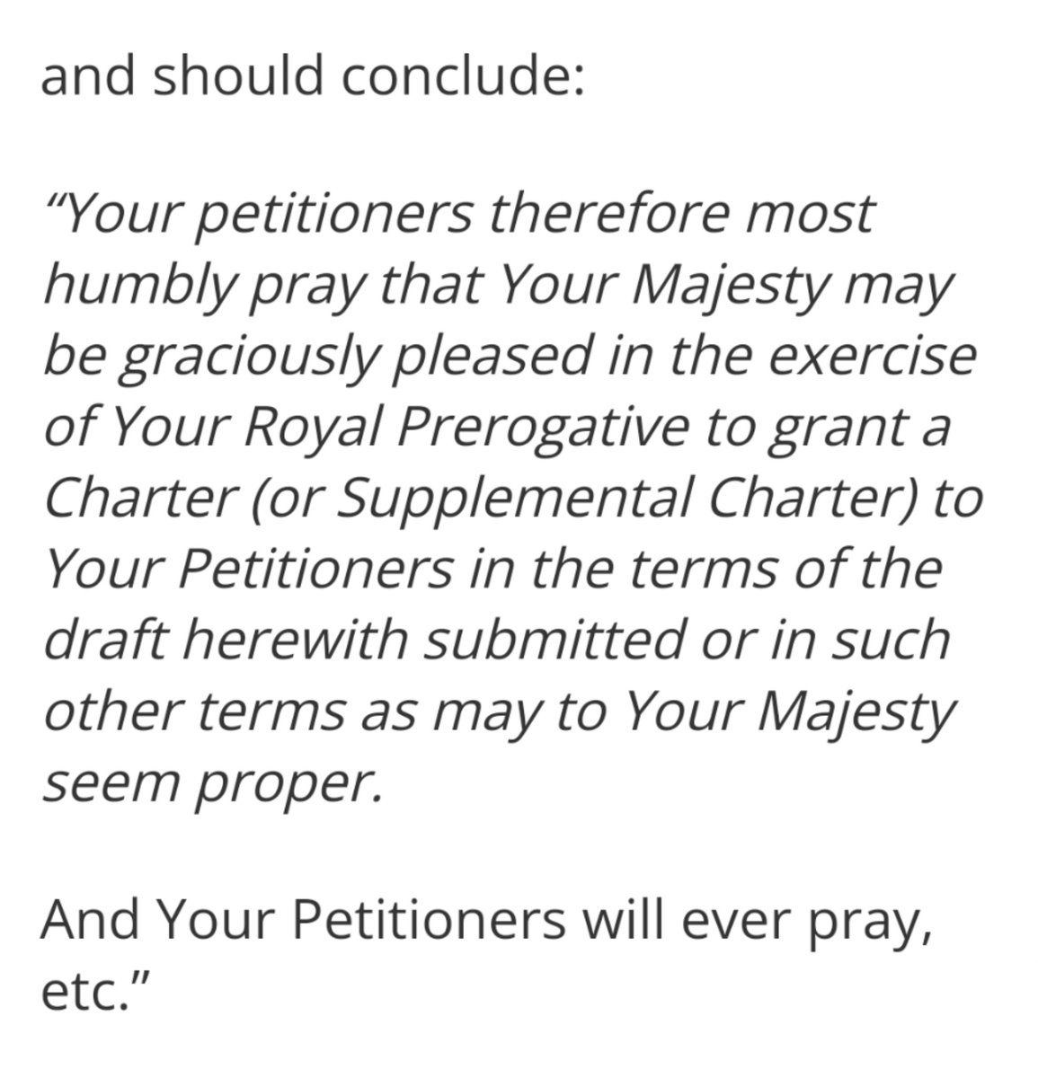 I wondered whether it was realistic to set up a chartered institute of SEOs, and this is legit a requirement of the application in the year of our lord 2021. (gov.uk source).