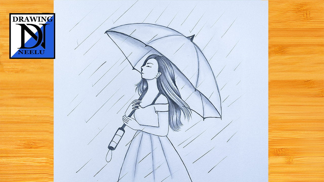 rain drawing