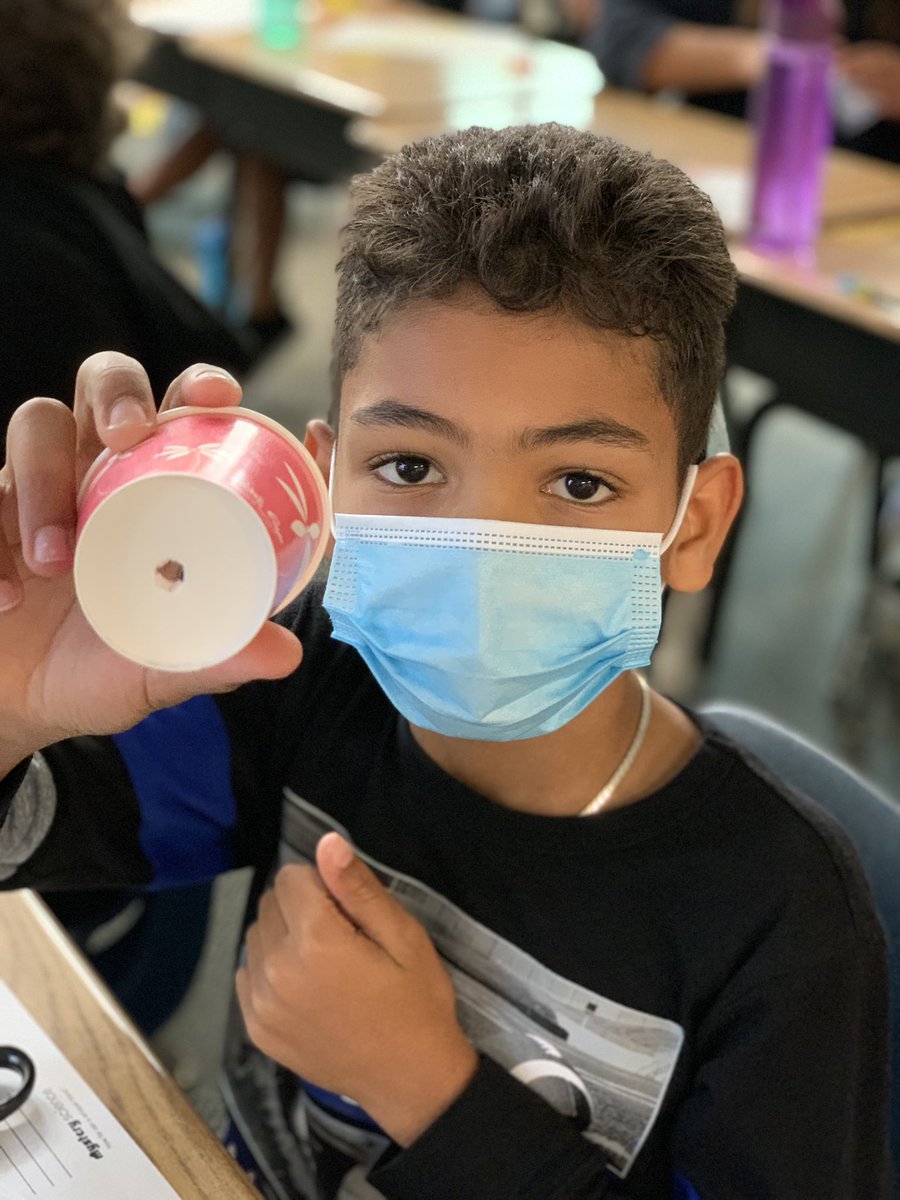 MrsWilson2004's tweet photo. Sounds &amp; Vibrations:
How far can a whisper travel at @EarhartUSD259 with 4th graders? At least 12 feet! Next week we will try to improve the sound quality! #Engineering #WPSProud https://t.co/KSqM0brA0W