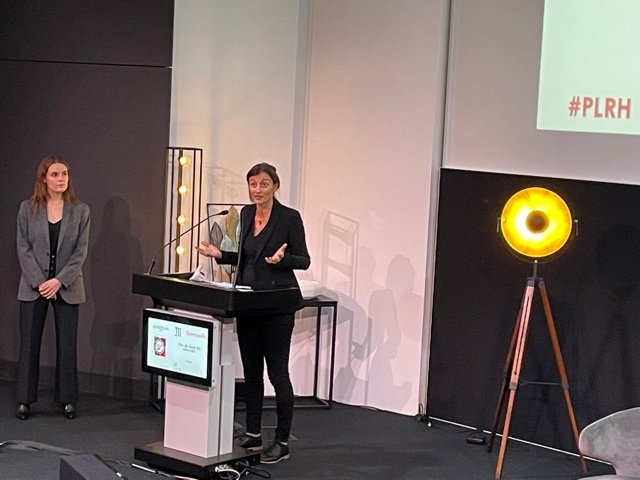 SMIScPo's tweet photo. Intervention de notre Doyenne @natacha_valla de la @SMIScPo au #PLRH. En route pour une belle cérémonie !
Cc @sciencespo @PrixduLivreRH https://t.co/AMAPTOQb2D