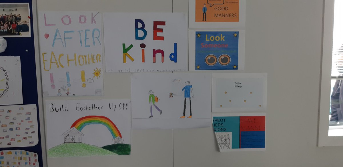 cmcauliffe2's tweet photo. Building our @StepasideETSS 1st Year community - our student-led classroom charters &amp; #moreincommon posters 💫🏆 #studentvoice #kindness #respect #rp @mstowerp https://t.co/FXLBmZmY7i