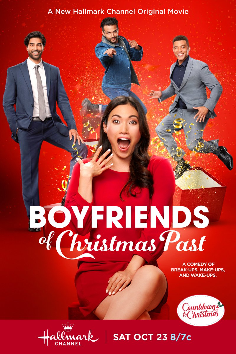 TulePublishing's tweet photo. 🚨 MOVIE ALERT 🚨

We're thrilled to share that BOYFRIENDS OF CHRISTMAS PAST by @erikamarksauthr will soon be a @hallmarkchannel movie!

Mark your calendar for 10/23 at 8/7c!

Learn more: https://t.co/n7EqlJKOgu 
Get the book: https://t.co/B5OlU5bCVD 
#readztule https://t.co/BmovowS7Bw