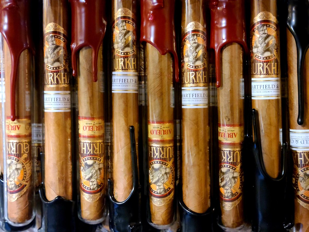 rwbMentor's tweet photo. Infused cigars from @gurkhacigars are back 💨
⏰The Lounge & Cigar Patio open at 3pm
#rwbmentor #theloungerwb #cigarpatio #gurkha #gurkhacigar #GurkhaNation #cigars #cigarlife #cigarsociety #cigaraficionado #cigarlifestyle #botl #sotl #smokeoftheday https://t.co/WK3g9ckAkL