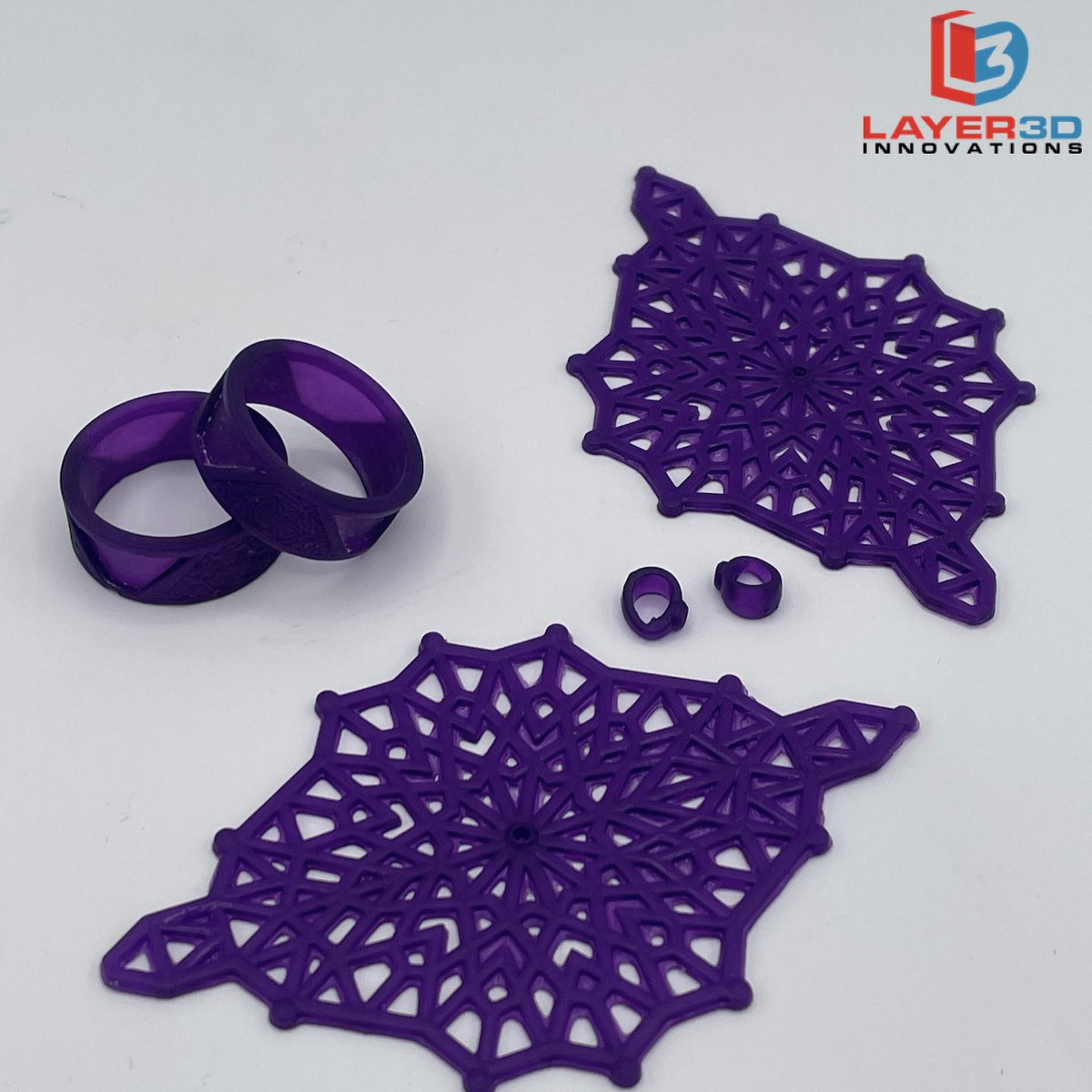 Layer3DI's tweet photo. 🚨New Material Alert! 🚨
We are now proud to offer burnout WAX #resin for use in the investment #casting process. #3dprint intricate patterns for #jewelry making or small-run metal components! https://t.co/J5O6yuAFlt
