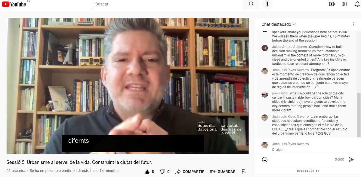 rbaurbanas's tweet photo. Thanks @BrentToderian , very clear explanation about how important is "the conversation" for all of the cities, beyond their scales and conditions... #LessDriving #Adaptation #MakeDecisions #PermanentChanges 100% agree #SuperillaBarcelona https://t.co/lcF24ORjds