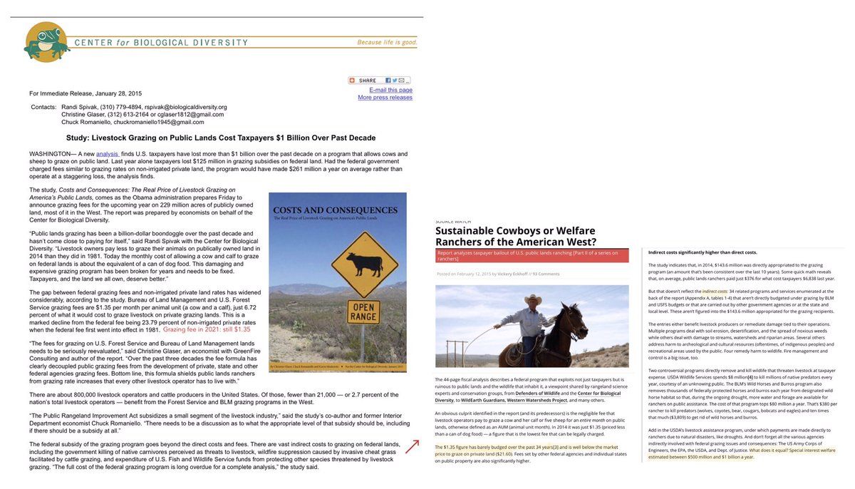 Blueequus775's tweet photo. BLM is handing out fat contracts 2 livestock companies 2 take care of wild horses &amp; burros for $2-4/day/horse. At the same they’re doing this, they’re ⬆️ roundups &amp; charging ranchers < a nickel a day to graze their livestock &amp; losing millions every year on the grazing program. https://t.co/L5m4e6HQ3M