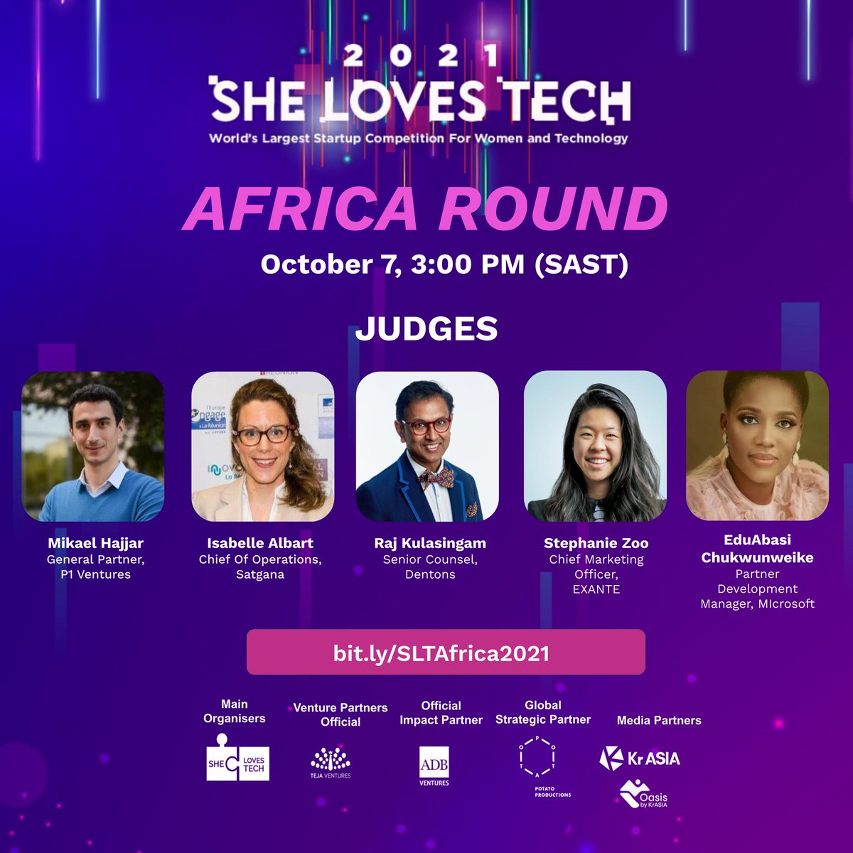 IsabelleAlbertA's tweet photo. Gender-lens investing and female impact entrepreneurship are key to foster climate mitigation journey, as women are on the frontlines of the fight against climate change. Joins us tomorrow to encourage women tech entrepreneurs with our new partner @SheLovesTechOrg @satgana_ https://t.co/vYQC5vZFTL