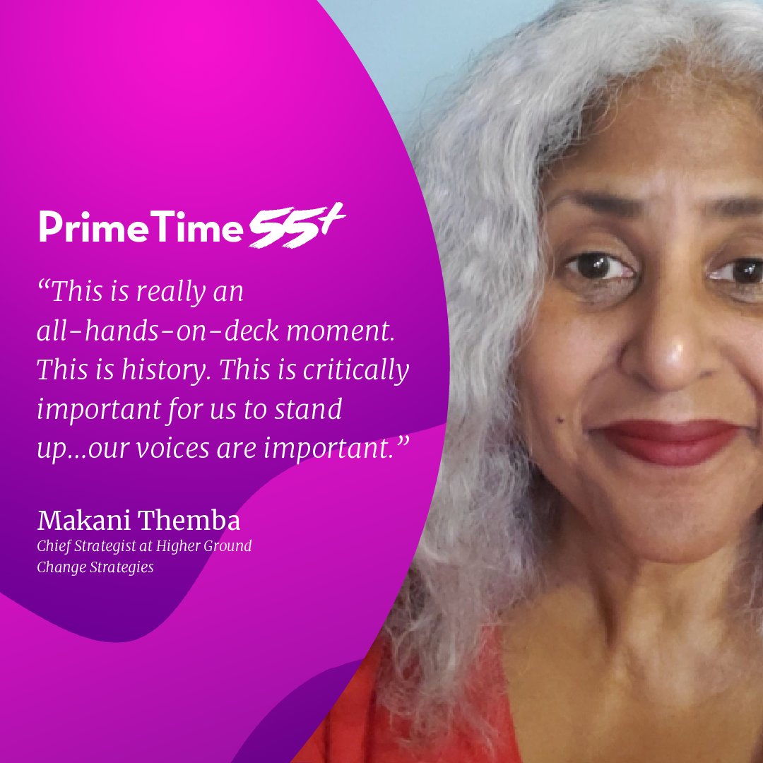 UnerasedBWS's tweet photo. “This is really an all-hands-on-deck moment. This is history. This is critically important for us to stand up…our voices are important.”
-Makani Themba, Chief Strategist at Higher Ground Change Strategies
#WednesdayWisdom #Primetime55 #UnerasedBWS https://t.co/pNUrQUcUrA