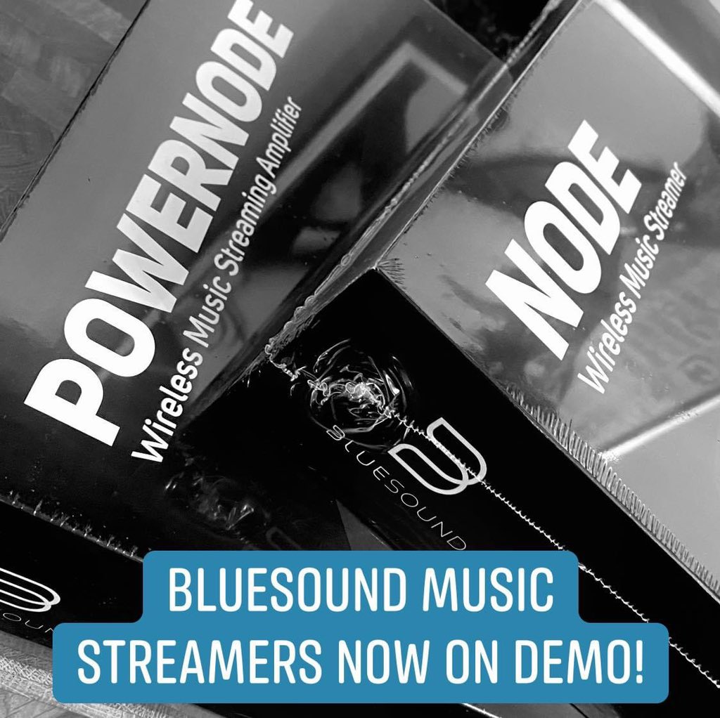 vinylgrooveaud's tweet photo. We now have both the excellent @bluesoundhifi Node & Powernode streamers on demo at our #preston showroom.
Please contact us if you would like to arrange a demo? https://t.co/cyyem8LTYi
#bluesound #BluesoundNode #bluesoundpowernode #musicstreamers https://t.co/PzTn5i3oH7