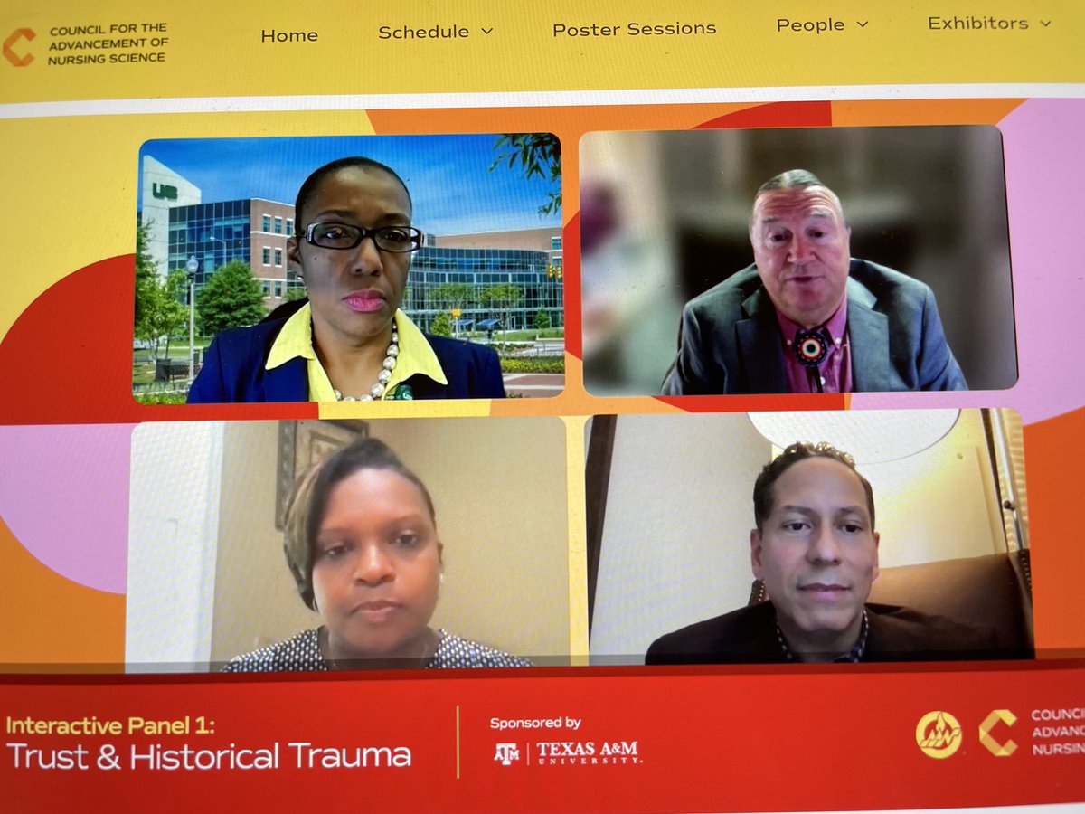 Thank you Drs. Fayron Epps, <a href="/QOL4olderadults/">Fayron (Dr. Fayron) Epps PhD,RN,FAAN</a>, <a href="/EmoryNursing/">Emory Nursing</a>, Vincent Guilamo-Ramos,@DUSONdean @DukeU_NrsngSchl, John Lowe, <a href="/LonghornNursing/">Longhorn Nursing</a> &amp; Felesia Bowen, <a href="/felesiabowen/">Felesia Bowen</a> <a href="/UABSON/">UAB School of Nursing</a> for your impactful insights during Panel 1 of #2021AdvancedMethods