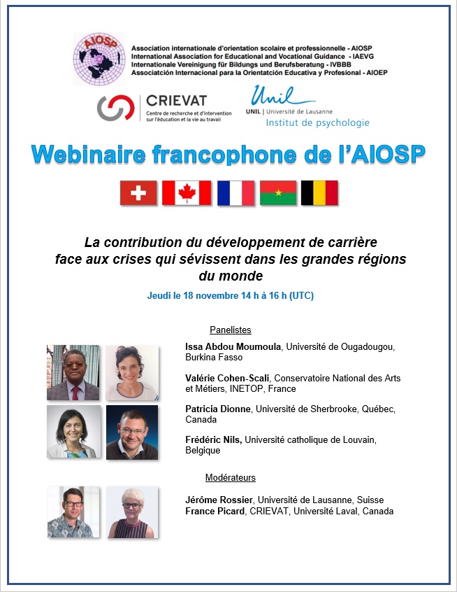 Le prochain webinaire de l'AIOSP sera en français.

Suivez-nous pour plus de détails!