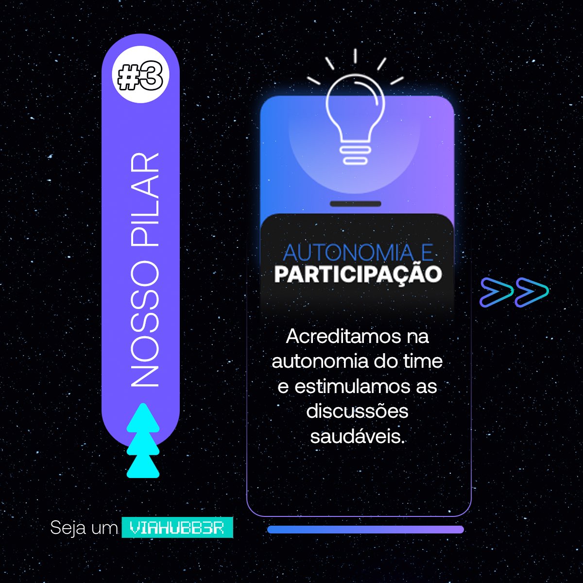 viahubtech's tweet photo. Olha só alguns pilares da #cultura da #ViaHub https://t.co/rD8CxsMUO9