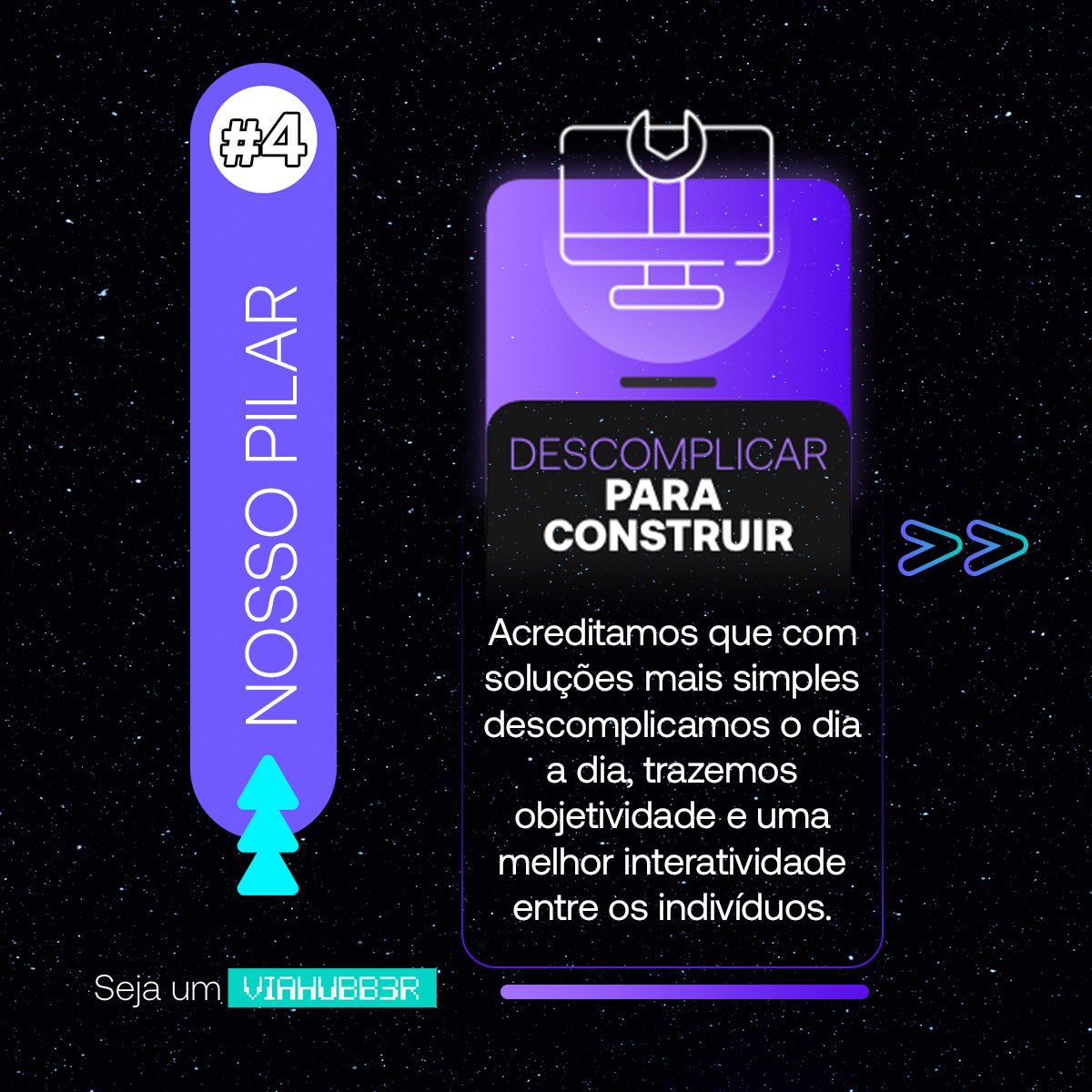 viahubtech's tweet photo. Olha só alguns pilares da #cultura da #ViaHub https://t.co/rD8CxsMUO9