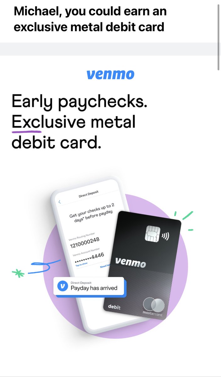 The Venmo marketing team knows how to pull at my heartstrings 

…but their product team still needs to work a little harder to get me to give them my paycheck 💳