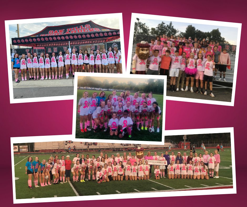 PinkRibbonGood's tweet photo. Last night Oak Hills Girls' Soccer Team held their Pink Ribbon Game raising more than $3,000!
We are so appreciative of your support!
#prg #prgames #prgcin #breastcancerawarnenessmonth https://t.co/g7CkjhlPim
