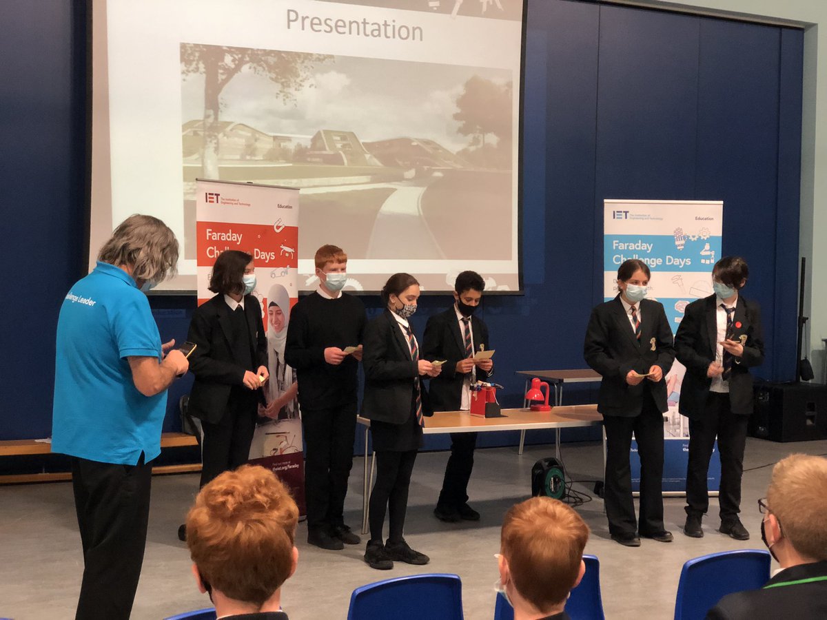 BearsdenTechDpt's tweet photo. Thank u to Mr Walls @BishopbriggsAC for hosting the areas #ietfaradaychallenge. Our S2 team made up of Bronwyn, Euan, Ali, Oisin, Jess and Maya were superb and only went and won 🎉. Great end to the term. @BearsdenAcademy https://t.co/4FPtOXxC5g