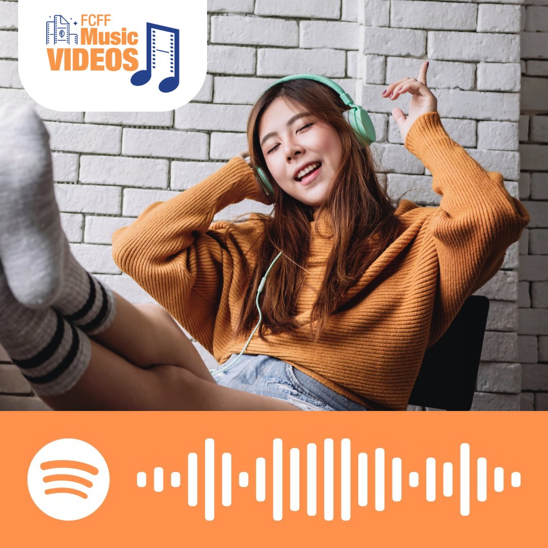 FCfilmfestival's tweet photo. 🎧Listen now and learn the lyrics, so you can sing along at Music Video Night!🎤
Scan the #spotifycode and listen to 11 of the featured songs!
If you dig the tunes, join us for the party:
🗓 Sat, Oct 23, 7PM
🗺 100 Kellogg Lane
🎟 https://t.co/suModdw1ri https://t.co/D0eNIyz5iL