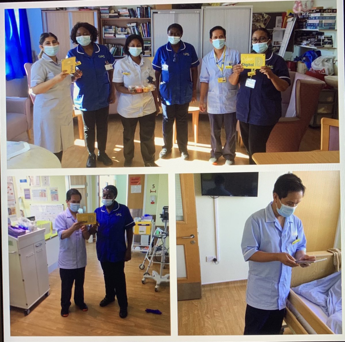 Congratulations to Meadowview, the first <a href="/OxleasNHS/">Oxleas NHS</a> physical health ward to be live using #Eobs .. staff were excited and keen to get going. Well done everyone <a href="/OxleasDigital/">OxleasNHSDigital</a> @SandieHungwe