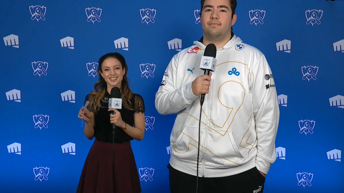 lolesports's tweet image. Fudge but every time @Cloud9 wins he gets even bigger