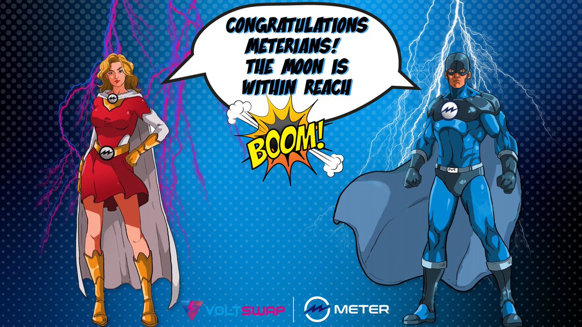 Meter_IO's tweet photo. ⚡Congratulations https://t.co/D1AhAq0k9m community, we've now surpassed 4000 wallet users and on track to reach our 10k goal!
🔥#Meterman's girlfriend #CarmenElectric has flown in from https://t.co/oy9oVvUBmg to deliver the news.
Join our heroes: https://t.co/I3jFBEmBtH
$MTRG https://t.co/ctLKmHT37Y