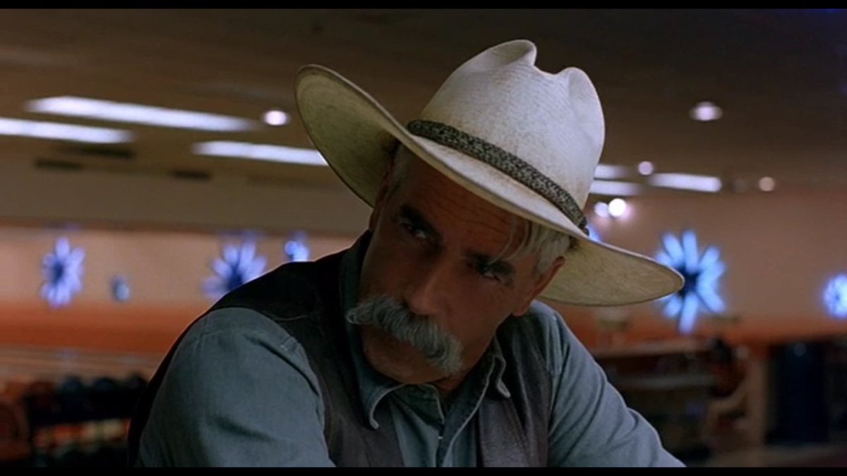Big_Lebowskript's tweet photo. [The Stranger]: Sometimes you eat the bar and - much obliged - sometimes the bar, wal, he eats you. https://t.co/ec4as2SxrM