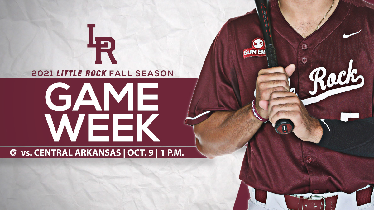 Get your first look at your 2022 Trojan ⚾  squad with a fall scrimmage Saturday against Central Arkansas. 

Admission is FREE with first pitch scheduled for 1 p.m. at Gary Hogan Field.

#LittleRocksTeam