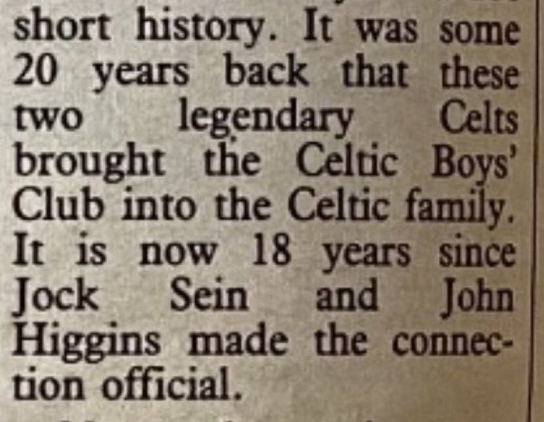 Spotlight_CFC66's tweet photo. This official Celtic football club publication says that Celtic Boys Club being taken into the Celtic family was made OFFICIAL in 1970. https://t.co/wzUZ0MOSaS