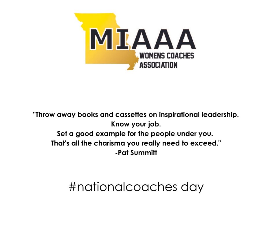 #NationalCoachesDay