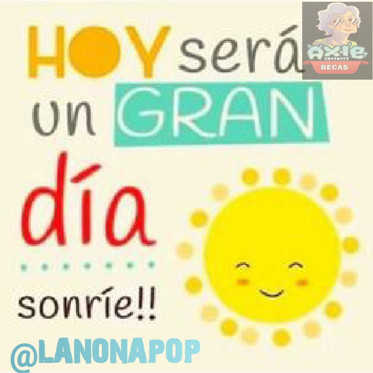 JAndrssosa1's tweet photo. Cada día hay que darle  una sonrisa a la vida para ir llenando tus momentos de alegría y felicidad. No dejemos que los malos ratos nos dañe toda nuestra vida
Sonríe y se feliz 
@LaNonaPop 
#lanonatodolove
#definenormal 
#inclusion https://t.co/kvZOBG3PHZ
