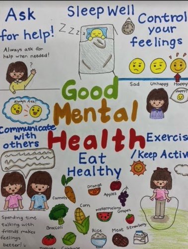 alhambrausd's tweet photo. Another set of remarkable winning posters from #BaldwinElementary 8th grade students in the #MentalHealthMatters #Gateway2Success poster contest‼️ #YuxinLai #XiweiZhang #FionaHang #DiegoRivera working w/ #CharlieVan https://t.co/JKlGC4becm