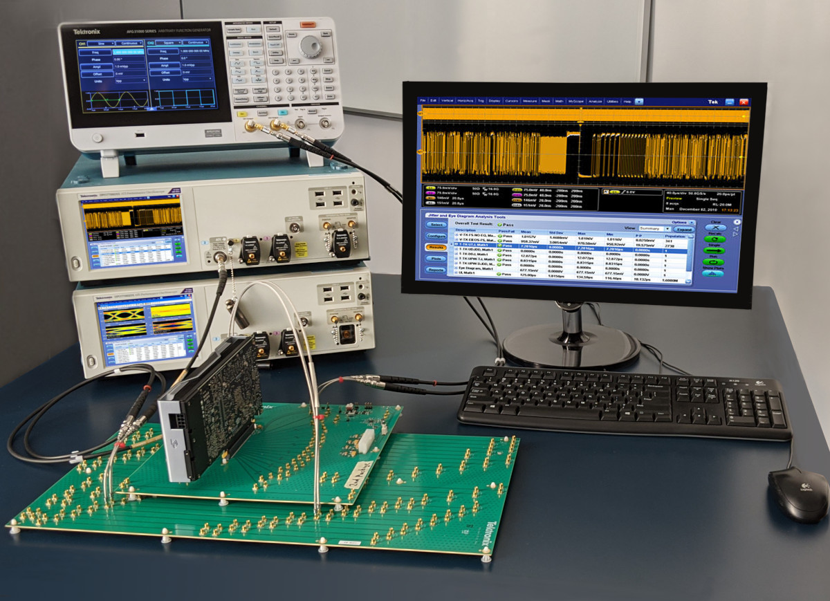 tektronix's tweet photo. Read our new technical brief and gain a clear understanding of the #PCIExpress high speed serial standard. The brief provides an overview of the current 5.0 version as well as the Tektronix solution for transmitter testing. https://t.co/RympcASsUf #HighSpeedDigital #PCIe #PCIGen5 https://t.co/8Xr4w9n8vt