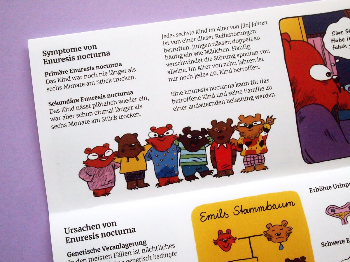 Traumholz's tweet photo. Vielen Dank für euer tolles Feedback zur ersten Broschüre!😊
In der zweiten Broschüre von "Tierisch aufmerksam" geht es um die Enuresis nocturna, das nächtliche Einnässen. Emil ist eine neue Figur und mir sehr ans Herz gewachsen! 

https://t.co/H7A9t8i1h3 https://t.co/dJuDRxF9k3