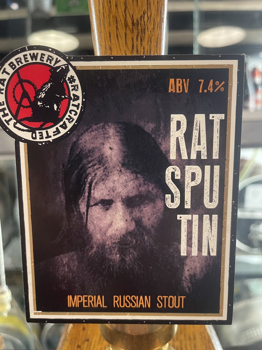 SkiptonBeer's tweet photo. Oooooh myyyyyyy! @RatBrewery #goodnight #imperialstout #ratcrafted #caskale https://t.co/VOgUmPrbGB