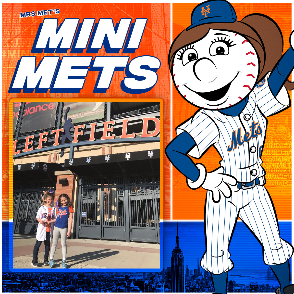 mrsmet's tweet photo. Shoutout to this week’s @Mets cuties! Keep tweeting your #MiniMets 🧡💙 https://t.co/XdOho76xSn