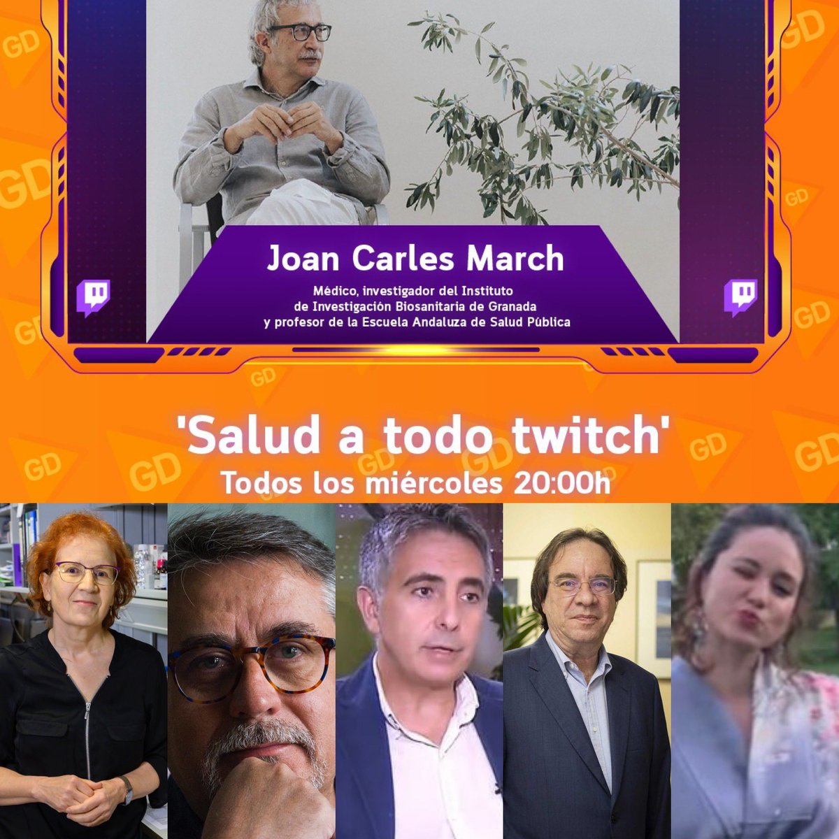 joancmarch's tweet photo. @Bdph90 #enfermera de #atencionprimaria nos cuenta los aspectos que le han dicho la ciudadanía para no vacunarse y da ideas para ayudar a #vacunar 

Y lo puedes ver en el canal de twitch de @granadadigital en #SaludATodoTwitch 

https://t.co/tAgb4kExr6 https://t.co/Recsfs7Swl