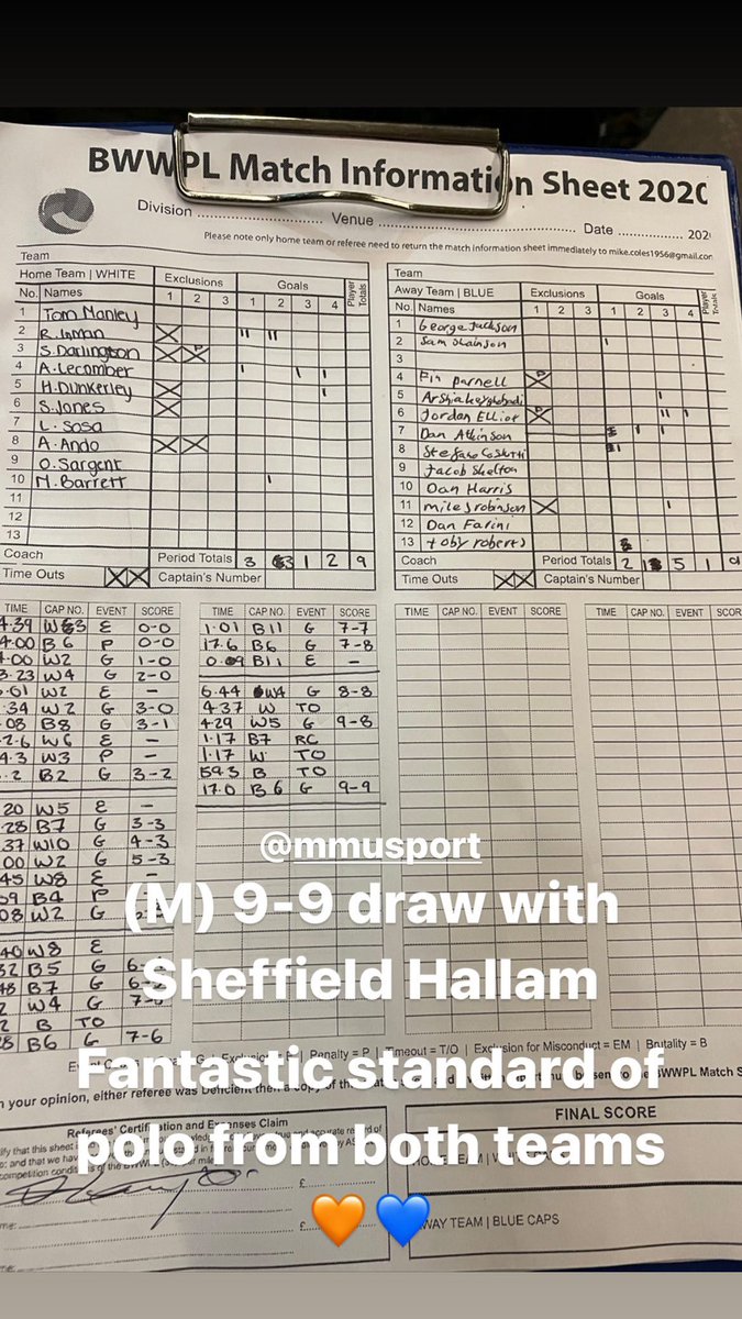 What a game of polo… 🧡💙🧡💙          <a href="/BUCSsport/">BUCS</a> <a href="/MMUSport/">MMU Sport</a>