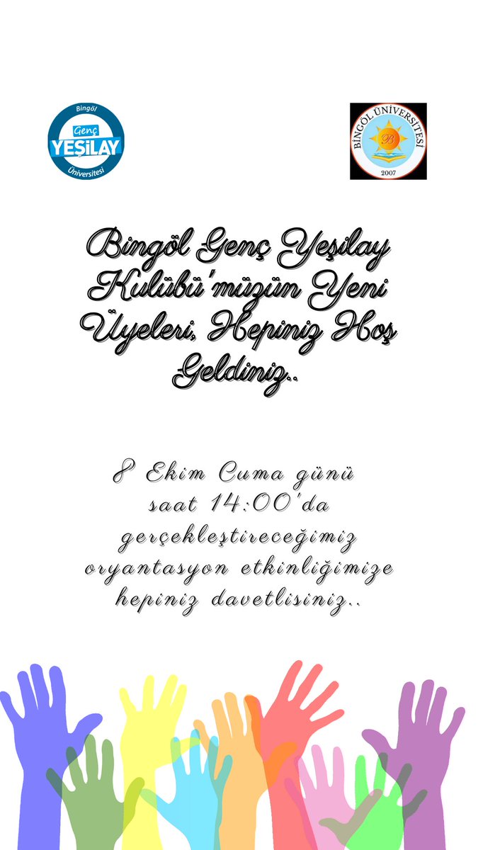 BingolYesilay's tweet photo. Herkesee merhabaaa..🤗Öncelikle Bingöl Genç Yeşilay Kulübü'müzün yeni döneminde aramıza katılan arkadaşlarımıza hoş geldiniz demek istiyorum..😊Sizleri aramızda görmekten mutluluk duyuyoruz..😍 https://t.co/vJkAXUvtxo