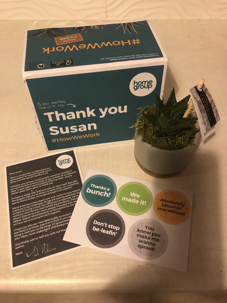 It’s the unexpected touches that make the difference, knowing your employer cares and recognises contribution 🙌 <a href="/homegroup/">David Vidal</a> 
 #wellbeing  #values #howwework