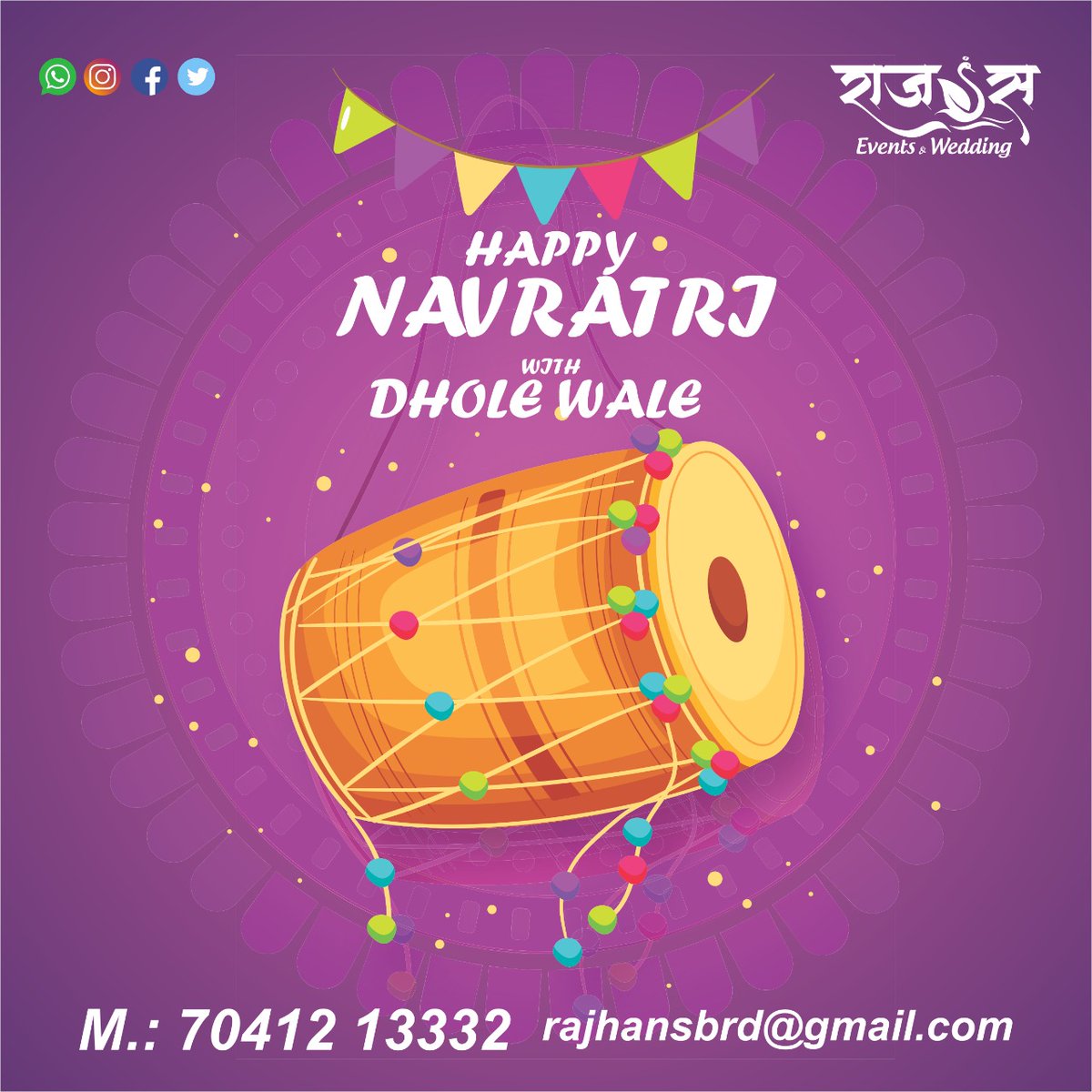 EventRajhans's tweet photo. Happy Navratri
@EventRajhans 
@Dholwale https://t.co/vPlXD3olRE