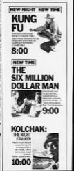 jaydro's tweet photo. @RealBeano Greatest TV lineup ever: Friday nights on ABC in early '75. (I have to trot this one out every time someone brings up KOLCHAK.) https://t.co/OZ2JlMnLZg