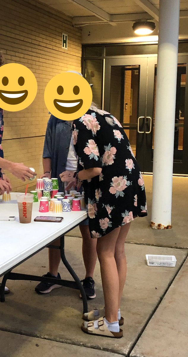 MrsMarlette's tweet photo. English 12 Blended students closed out our reading of Beowulf with some Beowulf Olympics. Events included building Beowulf’s tower, heroic cycle trivia, and piecing together a puzzle while wearing a blindfold-teammates gave the directions. We had a great time! https://t.co/lF2rI8bw7j