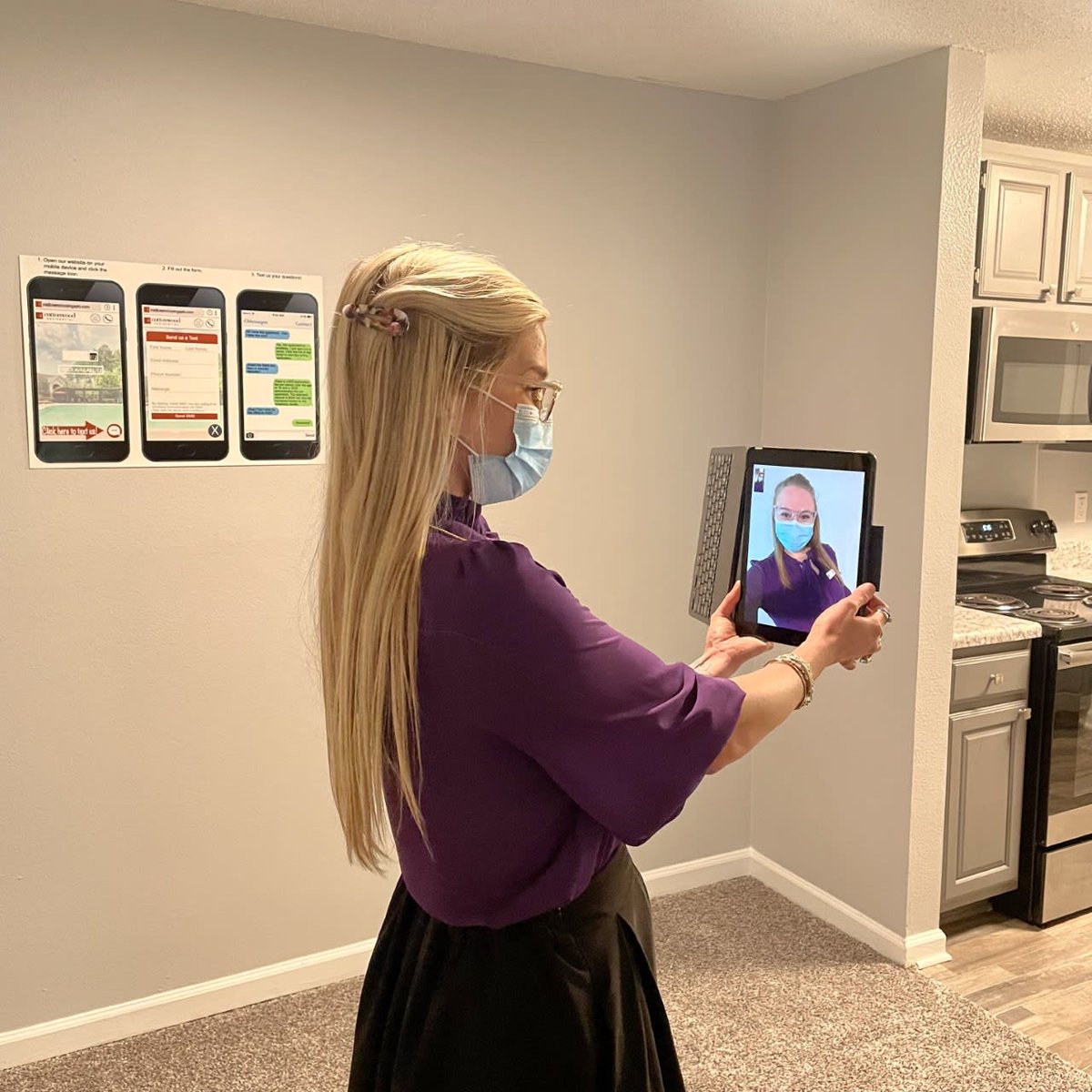 MidtownCrossApt's tweet photo. Can't stop by in person? No worries, we do virtual tours too! Call us to schedule your virtual tour today! #homeatlast #midtowncrossingraleighnc #cottonwoodresidential https://t.co/5365AHpRmu
