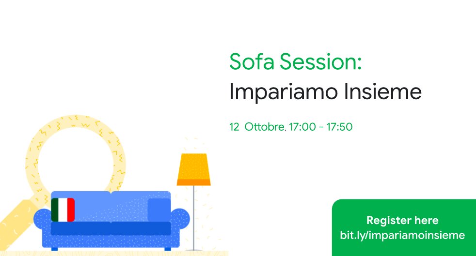 #Eventi Google for Education Italia _12 ottobre 2021 ore 17:00-17:50_Sofa Session: Impariamo Insieme

bit.ly/impariamoinsie…

ic3modena.edu.it/eventi-google-….  .