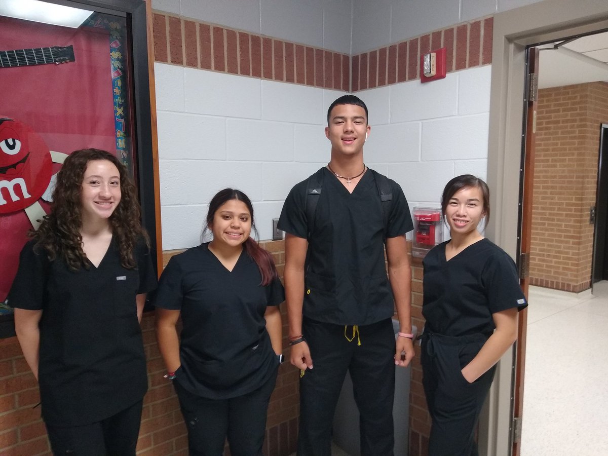 What a great day to start our clinical observations at Huguley Hospital! <a href="/burleson_cte/">Burleson ISD CTE</a>