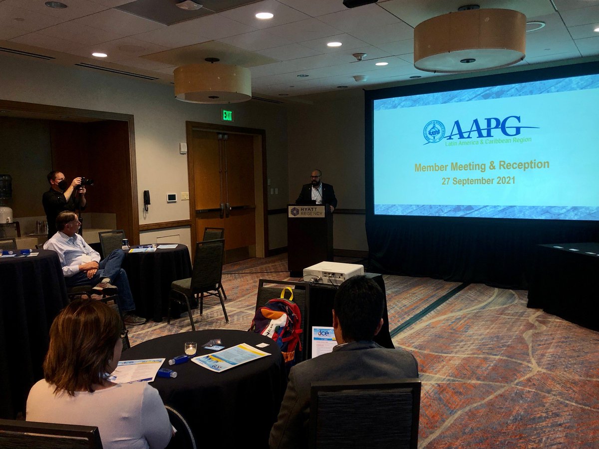 AAPGLA's tweet photo. Thanks to the members and friends of AAPG LACR who joined our meeting and reception at #IMAGE2021 in Denver last week!
We thank you for your support and look forward to seeing you at #AAPG #ICECartagena2022, in Colombia and online 19-22 April.
https://t.co/hzL02U1Muo https://t.co/fMAYPexhuZ