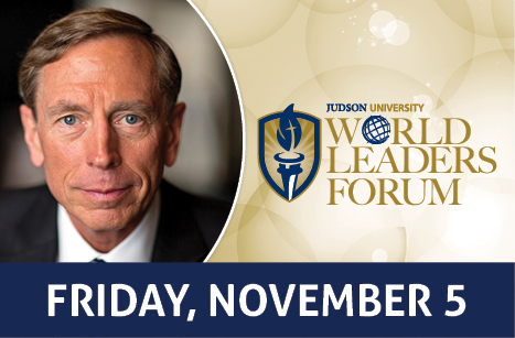 JudsonU_WLF's tweet photo. At long last, the #WLF2021 is here! In just a few hours, Gen. David Petraeus will share his deep military and government knowledge in hopes of inspiring the next generation of thoughtful leaders. 🎖️💡 https://t.co/84UnbRyASq