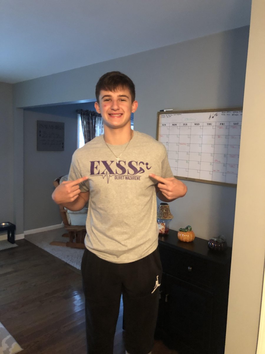 Olivet_PE's tweet photo. Even the youngest Tigers support the EXSS department. https://t.co/NrzDapFE98