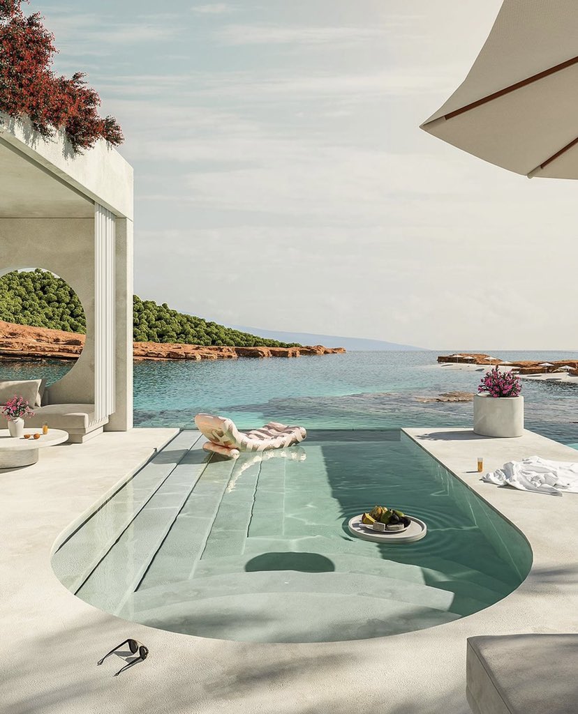 Dreamiest pool designed by Paul Milinski.